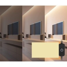 LED juosta 10m lamomo wwsde10m neon 3000k šilumos vandeniui neperšlampama paroda