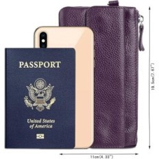 Borsa in pelle da donna sul telefono Yaluxe Planterka Crossbody RFID