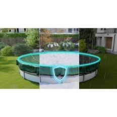 Apvali baseinas 500 cm (460-500 cm) Planenfux 2in1 UV vasaros ir žiemos