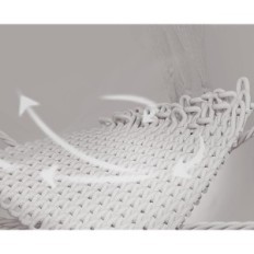 Rechteckiger Tischdecke wasserdichter Balkon & Falcon 140x240 cm weiß 4 Stück.