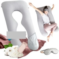 Maternity och matning kudde minne skum med en sovmask