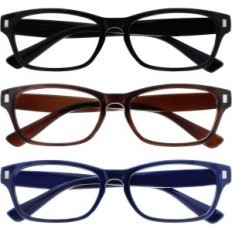 Okulary do czytania La Société RRR77 +1.0 unisex zestaw 3 szt.