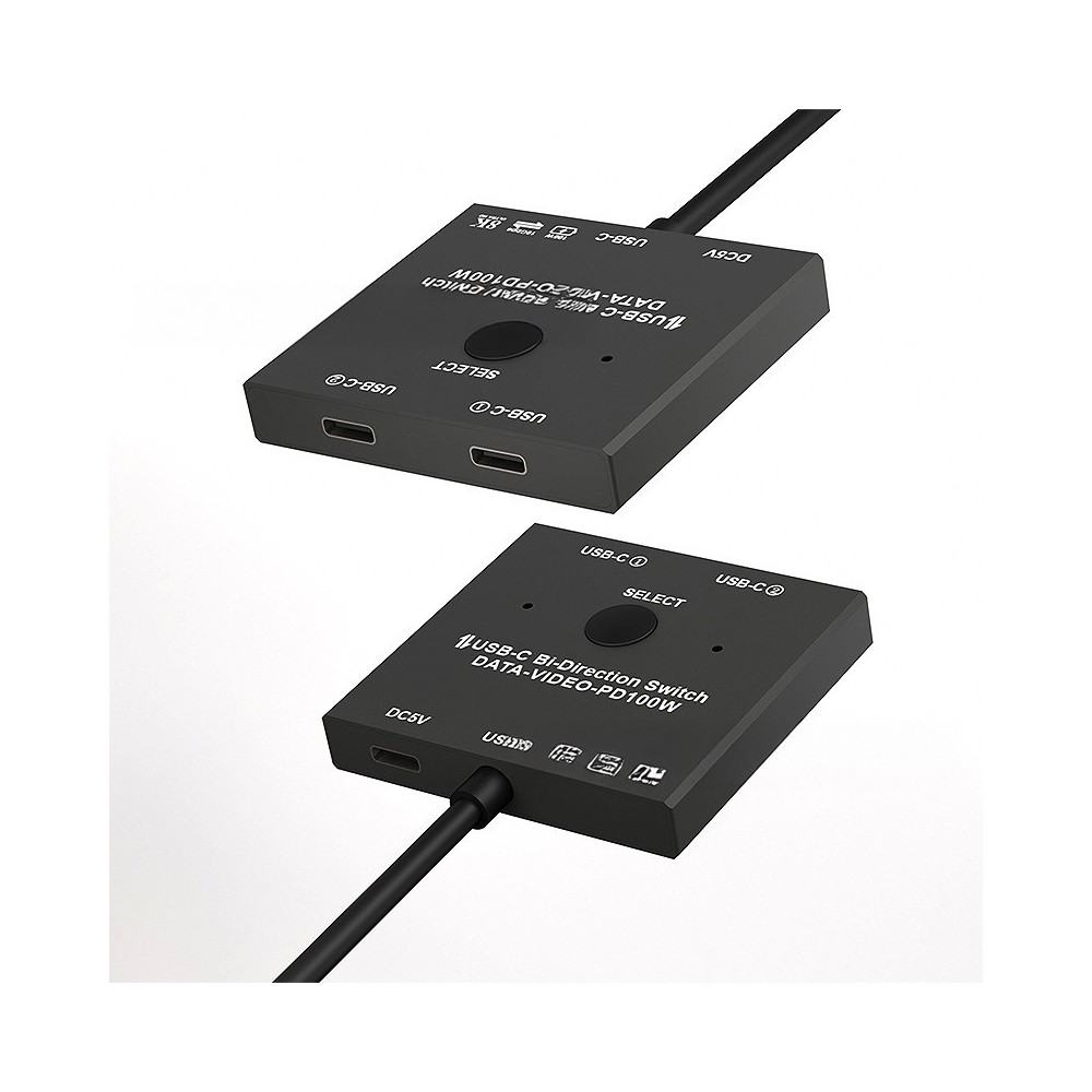 Type-C KVM2 3.1 Thunderbolt 3 2 Ingangen 1 Uitgangsmodel AB201