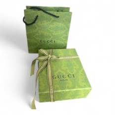GUCCI maišelis ir dėžutė GUCCI GREEN CARDBLOBON 165x65x125mm