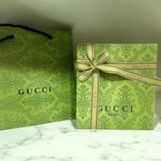 Gucci kott ja kast Gucci Green kartongi lint 165x65x125mm