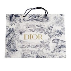 Dior Dior Bag Tile de Jouy Tigers ja metsa kulla logo Black Premium käepidemed