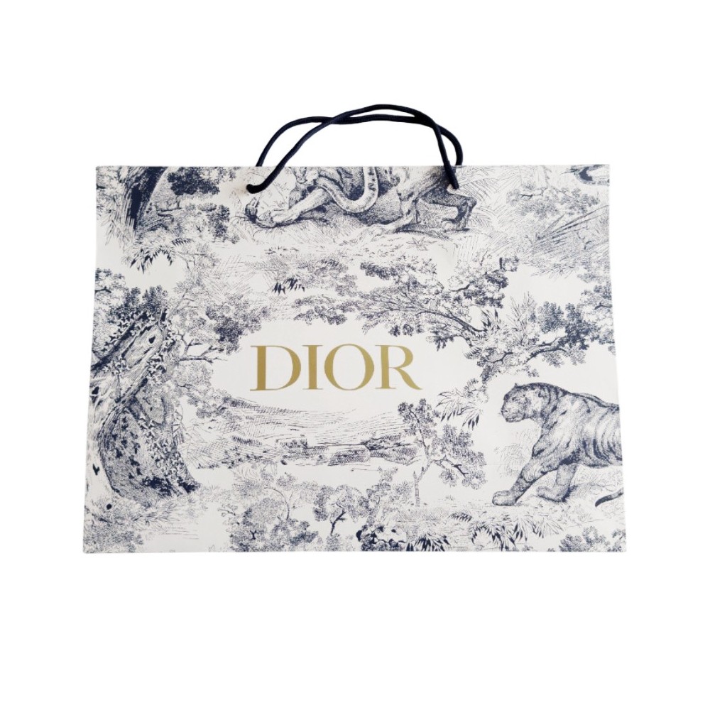 Dior Dior Bag Tile de Jouy Tigri e Foresta Gold Logo Gestioni premium neri