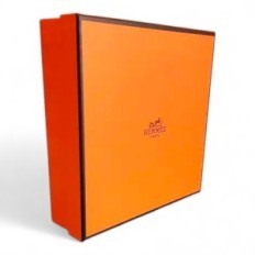 Darčeková lokalita Hermes Bag and Box 145x145 mm Orange Elegant