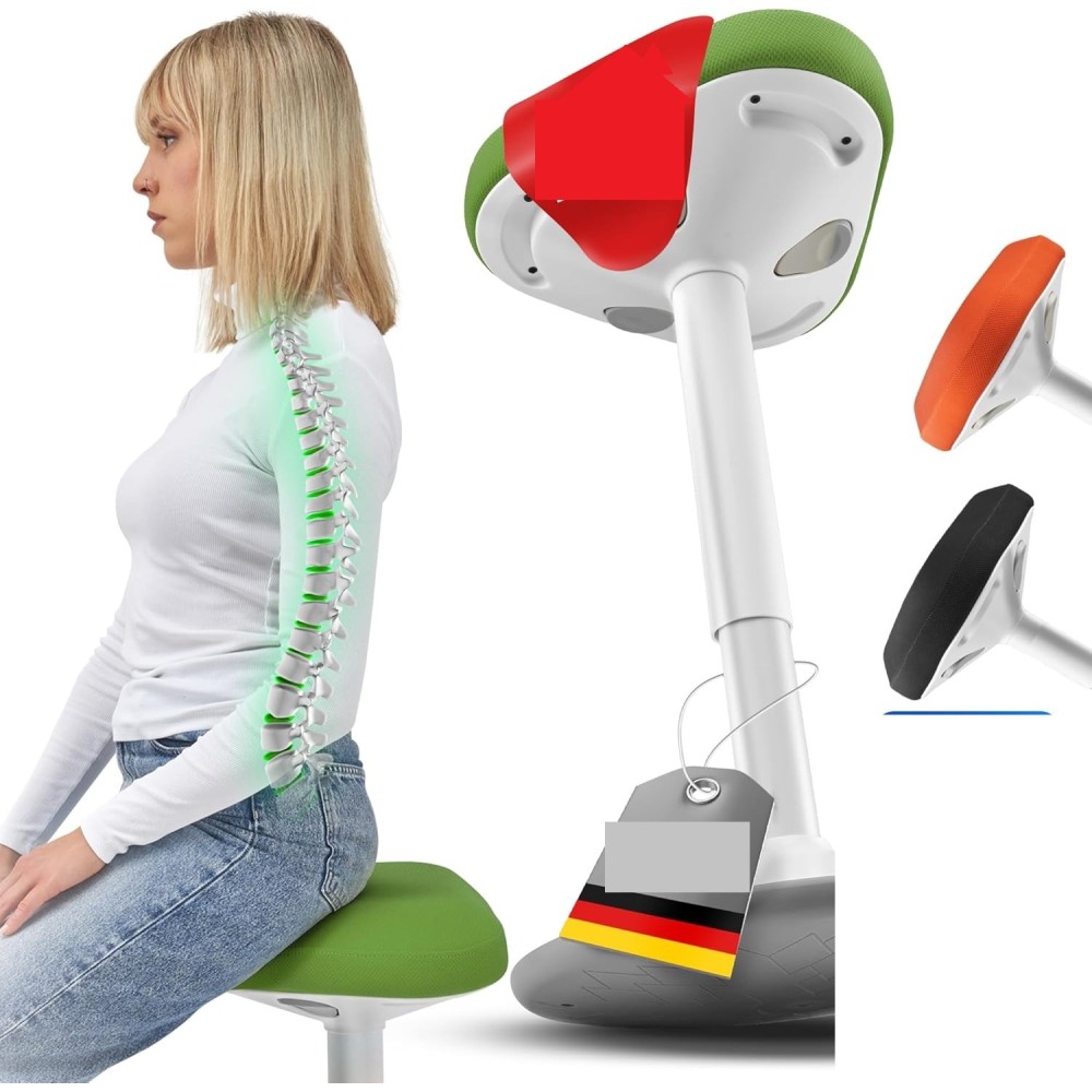 Esgonomic Ergonomic Ergonomic Hoker Adjustable Green Exhibition