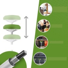 Essegonoomiline ergonoomiline Ergonoomiline Hoker Reguleeritav roheline näitus