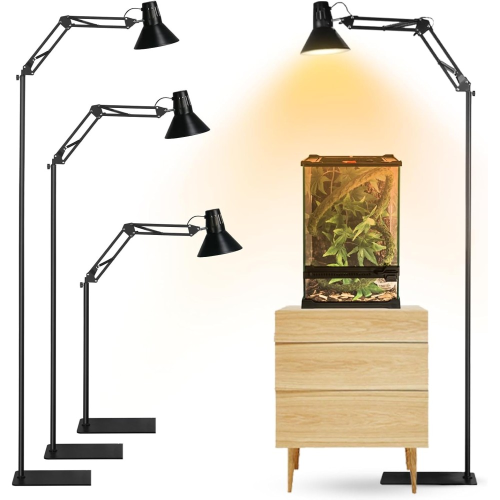 Holder og holder til opvarmningslampe til Terrarium Tararium CRL-1200S