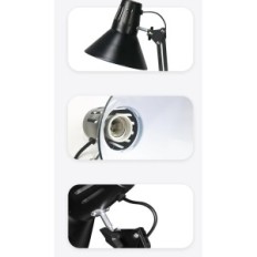 Houder en houder voor verwarmingslamp voor terrarium Tararium CRL-1200S