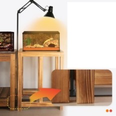 Terrarium Tararium CRL-1200S-i küttelampide hoidik ja valdaja