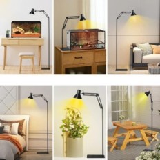 Titolare e titolare per lampada di riscaldamento per il tararuio di terrarium CRL-1200S