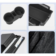 Arrangør for Central Console Showev for Tesla Modell 3 / Y Box 4 stk