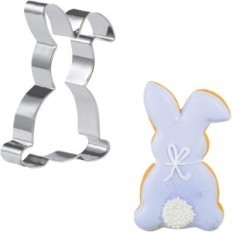 Kohmui cookie mold Easter bunny set 20 pieces of stainless steel