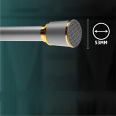 Meisenberg Strip 87-120 cm Šedá ke záclonám a záclonám