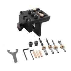 Carpentry device LFHELPER 3 W 1 Wood drill template 6/8/10/15 mm