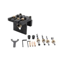 Carpentry device LFHELPER 3 W 1 Wood drill template 6/8/10/15 mm