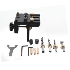 Carpentry device LFHELPER 3 W 1 Wood drill template 6/8/10/15 mm