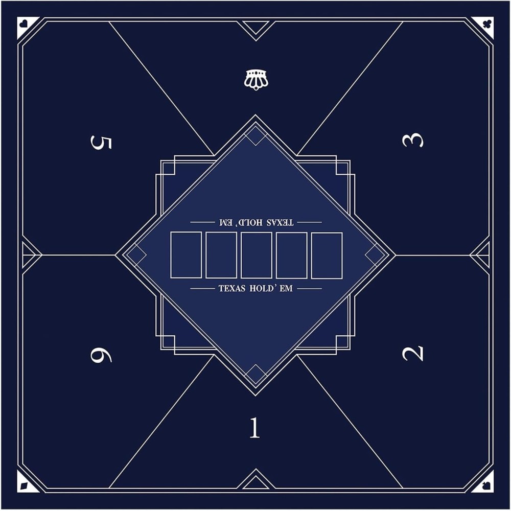 Poker Mata Laier 120 × 120 cm Texas Hold'a goma a la mesa