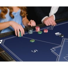 Poker Mata Laier 120 × 120 cm Texas Hold'a Gomma alla tabella