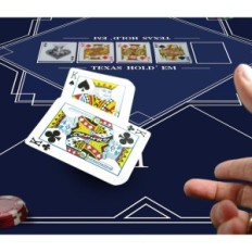 Poker Mata Laier 120 × 120 cm Texas Hold'a Borracha para a mesa