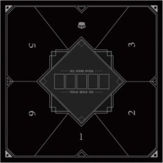 Poker Mata Laier 100 × 100 cm Texas Hold'a gumy do tabulky