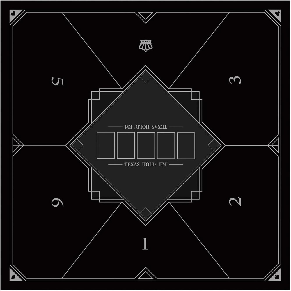Poker Mata Laier 100 × 100 cm Texas Hold'a goma a la mesa