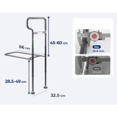 Used Nimood C3 Pro rail adjustable with LED lighting