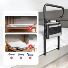 Bed HandRail Nimod C2 Pro säädettävä LED-litistä vanhempi