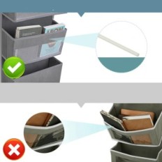 Usato 5 strati Ytacrea 150 x 36 cm Organizer per porte tessili