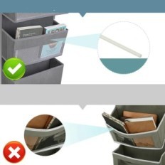 Usato 5 strati Ytacrea 150 x 36 cm Organizer per porte tessili