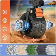 Transportna kolica Folding 200kg Raynesyys Ray-1 na terenu plaže na terenu