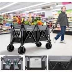 Carrello di trasporto Pieghevole 200KG Raynesys Ray-1 su Terrain Beach Beach