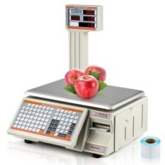 Bonvoisin shop scale for 30kg label printing with exhibition printer