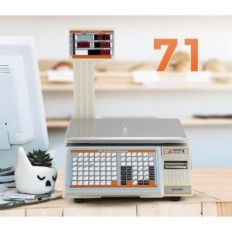 Bonvoisin shop scale for 30kg label printing with exhibition printer