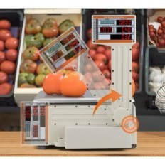 Bonvoisin Shop Scale για εκτύπωση ετικετών 30kg με εκτυπωτή εκθέσεων