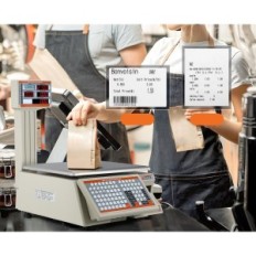 Bonvoisin Shop Scale για εκτύπωση ετικετών 30kg με εκτυπωτή εκθέσεων