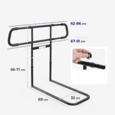Bed handrail for Senior Nimood C4 Help when upset