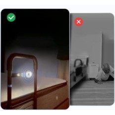 Corrimão de cama usado para a ajuda de C1 de Nimenood senior ao obter de LED