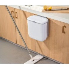 Garbage kurv. Folding 9L Ytacrea Hengende med et lokk på baderomsutstillingen