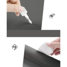 Desktop Mat Ysagi 90 × 43 cm Kožená protišmyková podložka tmavo sivá