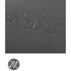 Desktop Mat Ysagi 90 × 43 cm Δερμάτινο πλυντήριο χωρίς ολίσθηση σκούρο γκρι