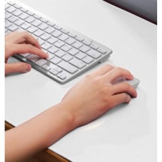 Desktop Mats Ysagi 90 × 43 cm Nahk Seisakesk XXL mitte-libisemine valge