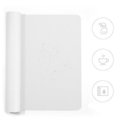 Desktop Mats Ysagi 90 × 43 cm Δερμάτινο πλυντήριο XXL Non-Slip White