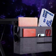 Metalni kut desk disk 127x127 cm crno s gornjim dijelovima ugljičnog vlakna