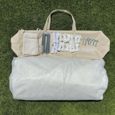 Grade de mosquito no terraço 250x250 cm branco para o gazebo e jardim