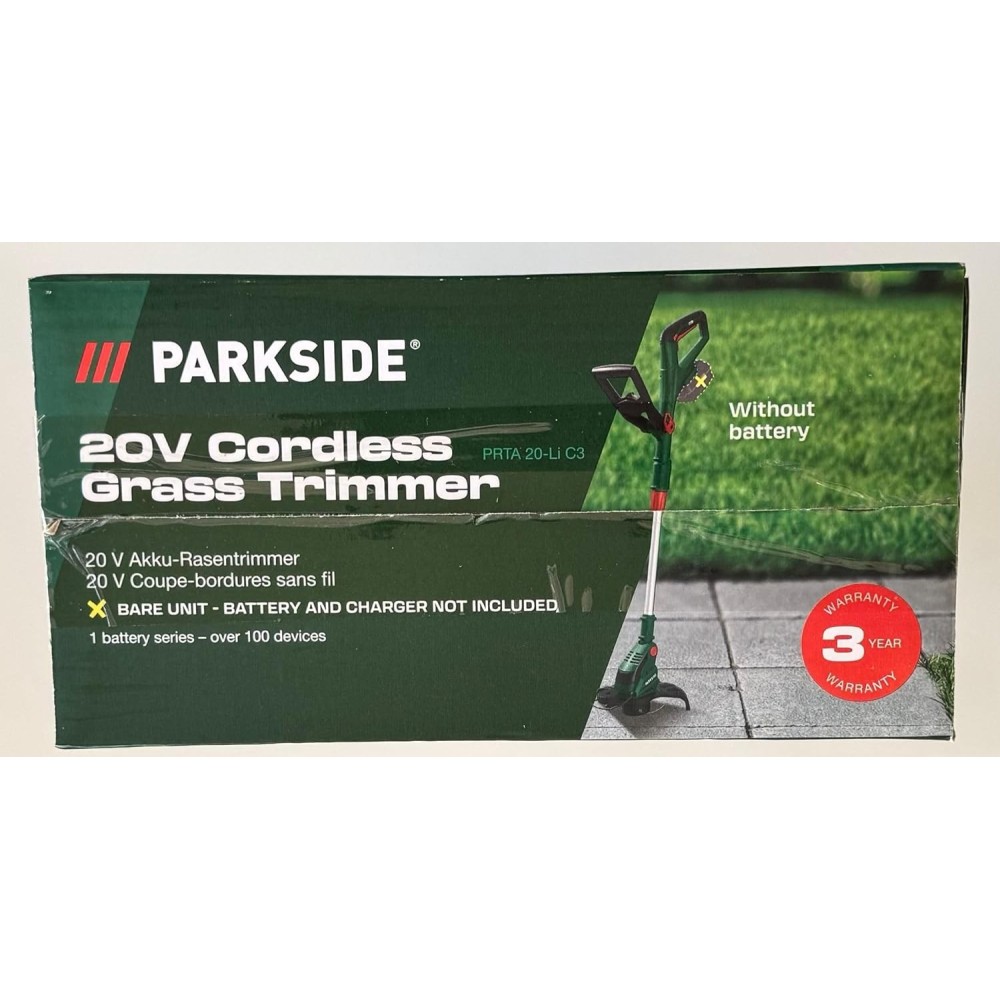 Begagnad Parkside 20V PRAPTA 20-LI C3 Batteri trimmer 24 cm