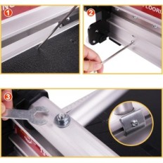 Ghigliottina usata per Komepor 13 "Cutter per pannelli SPC LVT